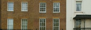 Street view of a refurbished Edwardian townhouse